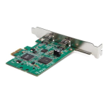 StarTech.com Scheda PCI Express FireWire a 2 porte - Adattatore PCIe FireWire 1394a - Adattatore FireWire - PCIe profilo basso - FireWire x 2 - verde - Compatibile TAA